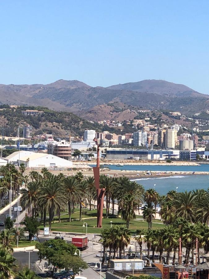 Atico Mirador Paseo Antonio Banderas Primera Linea De Playa Y Piscina Malaga Zewnętrze zdjęcie
